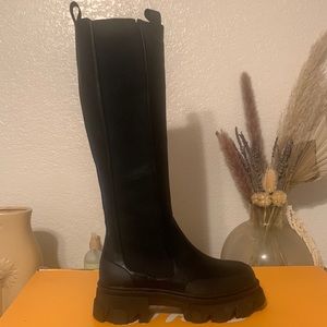 Public Desire (Below) knee high boots.